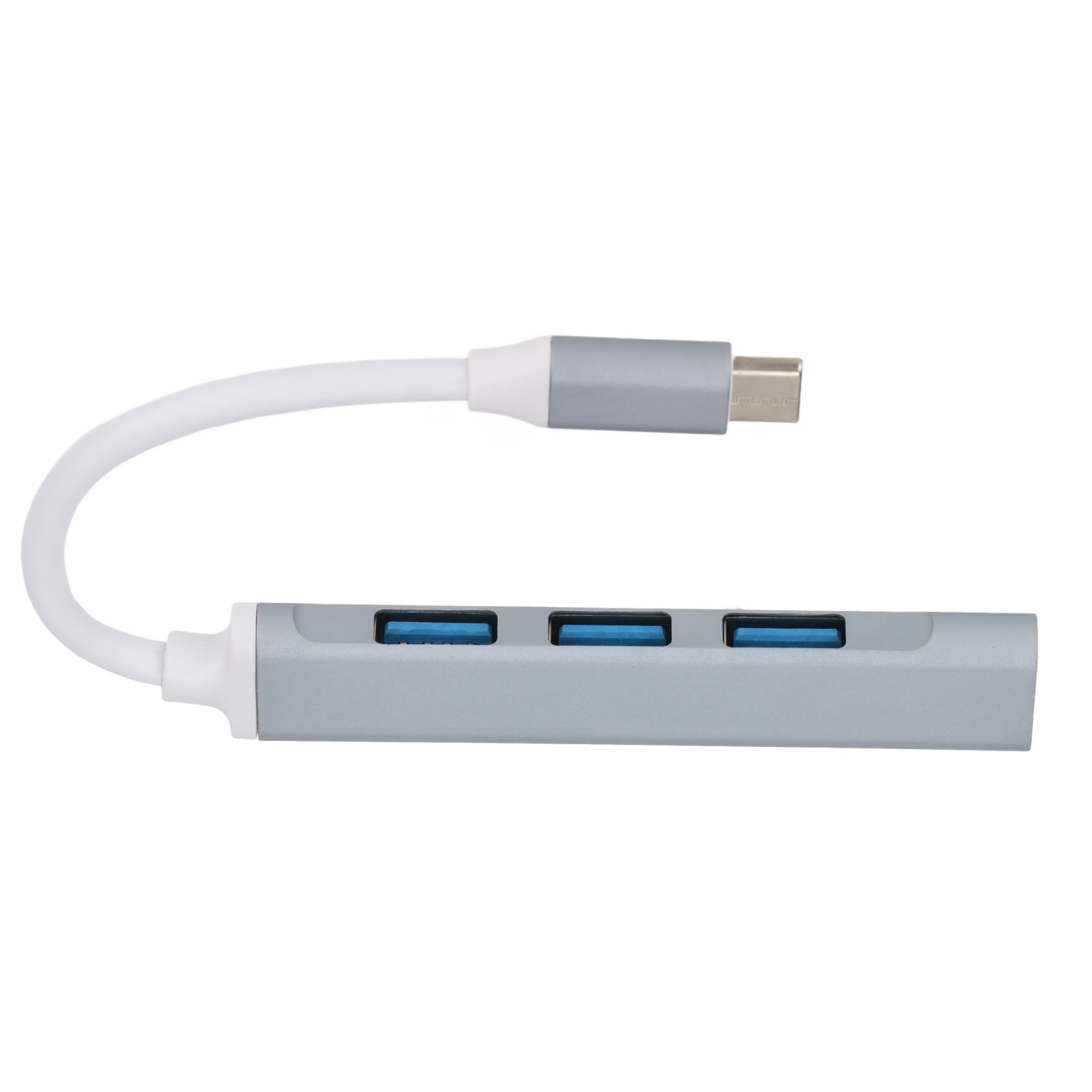 Tragbare Und Leichte 4-in-1 Usb-c-dockingstation Für Tastatur, Drucker, Smartphone Und Tablet, Grau