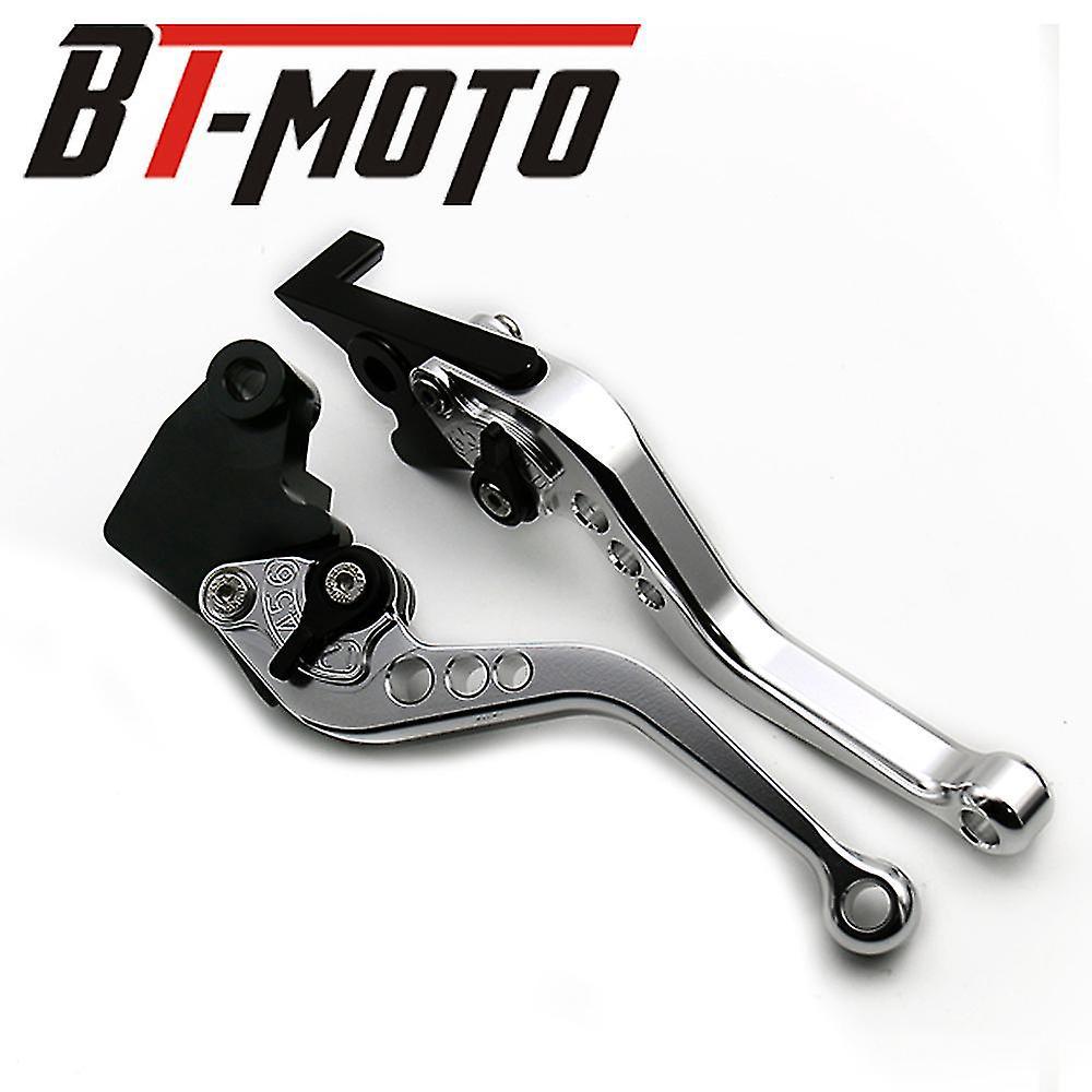 Brems- Und Kupplungshebel Für Yamaha Yzf-r1/yzfr1 (2004-2008) Und Yzf-r6/yzfr6 (2005-2016), Kurzer Silberner Aluminiumgriff.