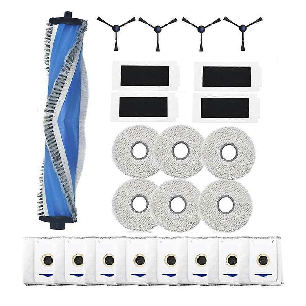 Set Mit 23 Zubehörteilen Für Ecovacs Deebot T30 Pro Omni / T30 Max / T30 / Ddx14 Staubsauger: Hauptbürste, Filter, Tuch Und Staubbeutel.