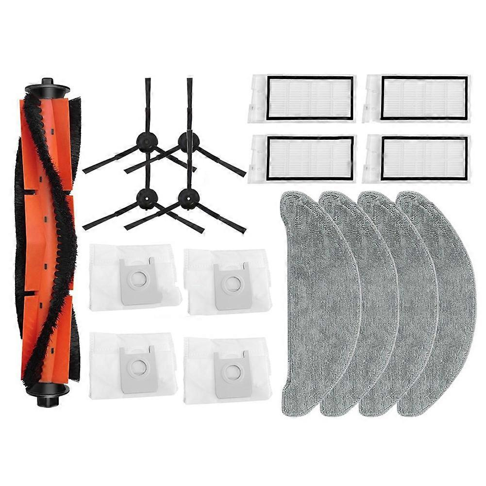 Für Den Roidmi Eve Plus Sdj01rm Xclea H30 Plus Staubsauger: Hauptbürste, Filter, Staubbeutel, Reinigungstuch. Filter, Staubbeutel Und Reinigungstuch.