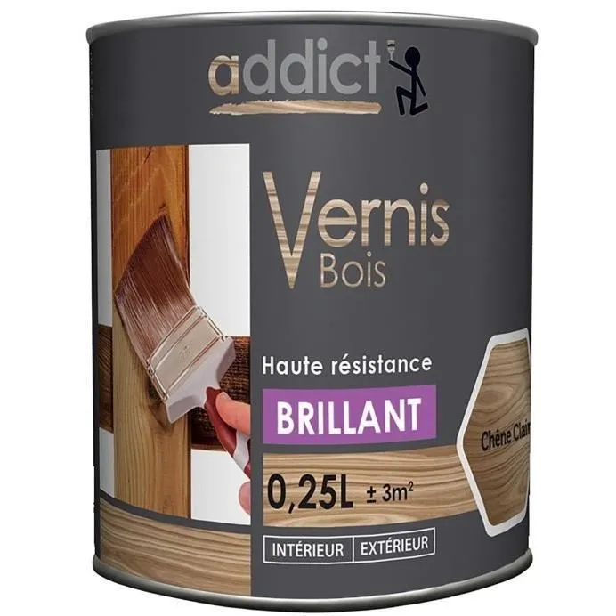 Holzlack Addict Clear Oak Varnish Schnelltrocknend Wasserfest