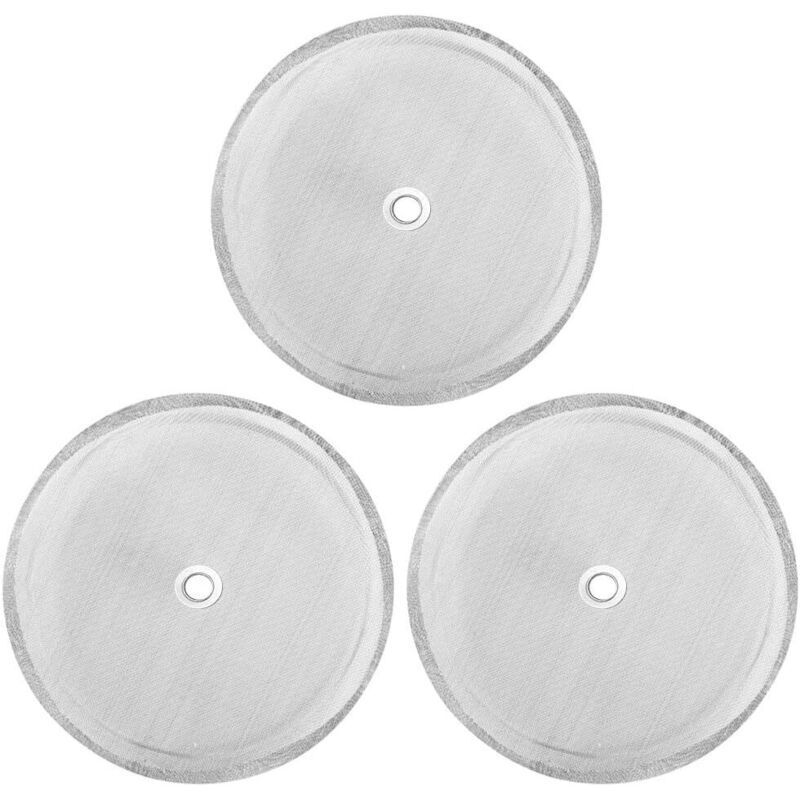 3er-pack Ersatzfilter Für 10,2 Cm French-vide-kaffeemaschinen, Edelstahlgewebe, Passend Für 1000 Ml / 963,9 G / 8 Tassen French-vide-kaffeemaschinen – Rapanda