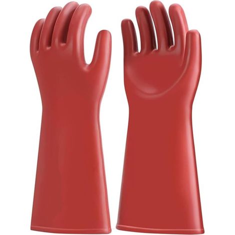 12-kv-isolierhandschuhe – Klasse 00 Gummi – Hochspannungsschutz – 1,8 Mm Dick Für Elektriker