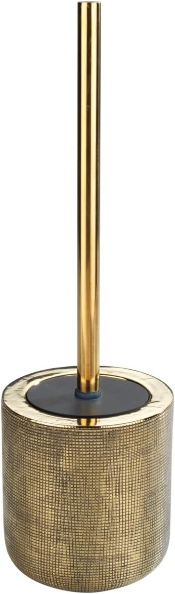 Wc-set, Wc-bürstenhalter, Keramik, Gold, Handgezeichnete Designs, Badezimmer