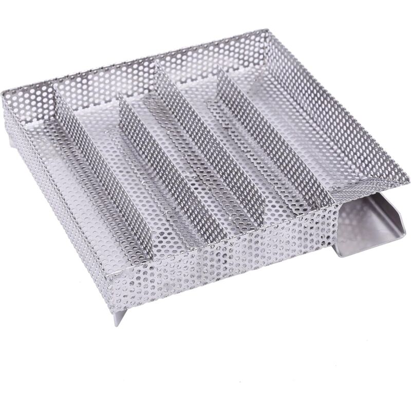 Kaltrauchgenerator – 1 Stück – V2a Edelstahl – Kalträuchern – Für Fleisch, Fisch, Käse – 20,5 X 20,5 Cm