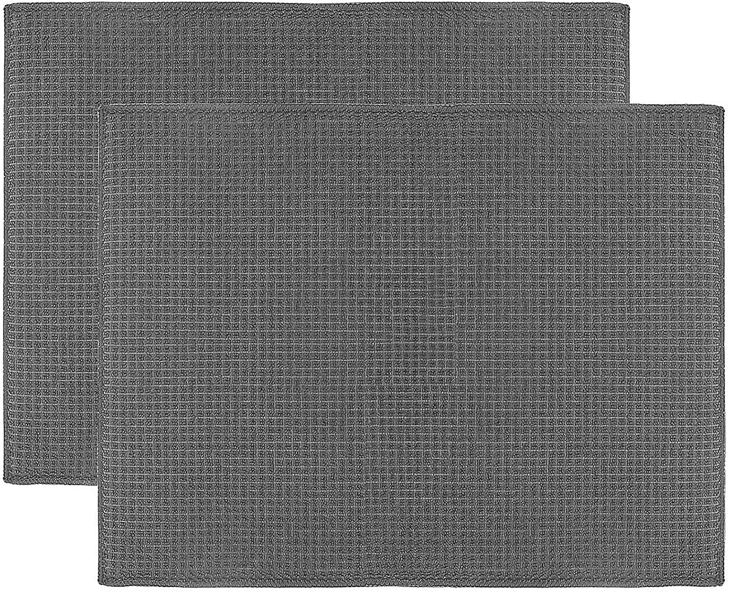 2er-set Abtropfmatten Aus Saugfähiger Mikrofaser, Geschirrabtropfmatte, Arbeitsplattenschutz, Küchenmatte