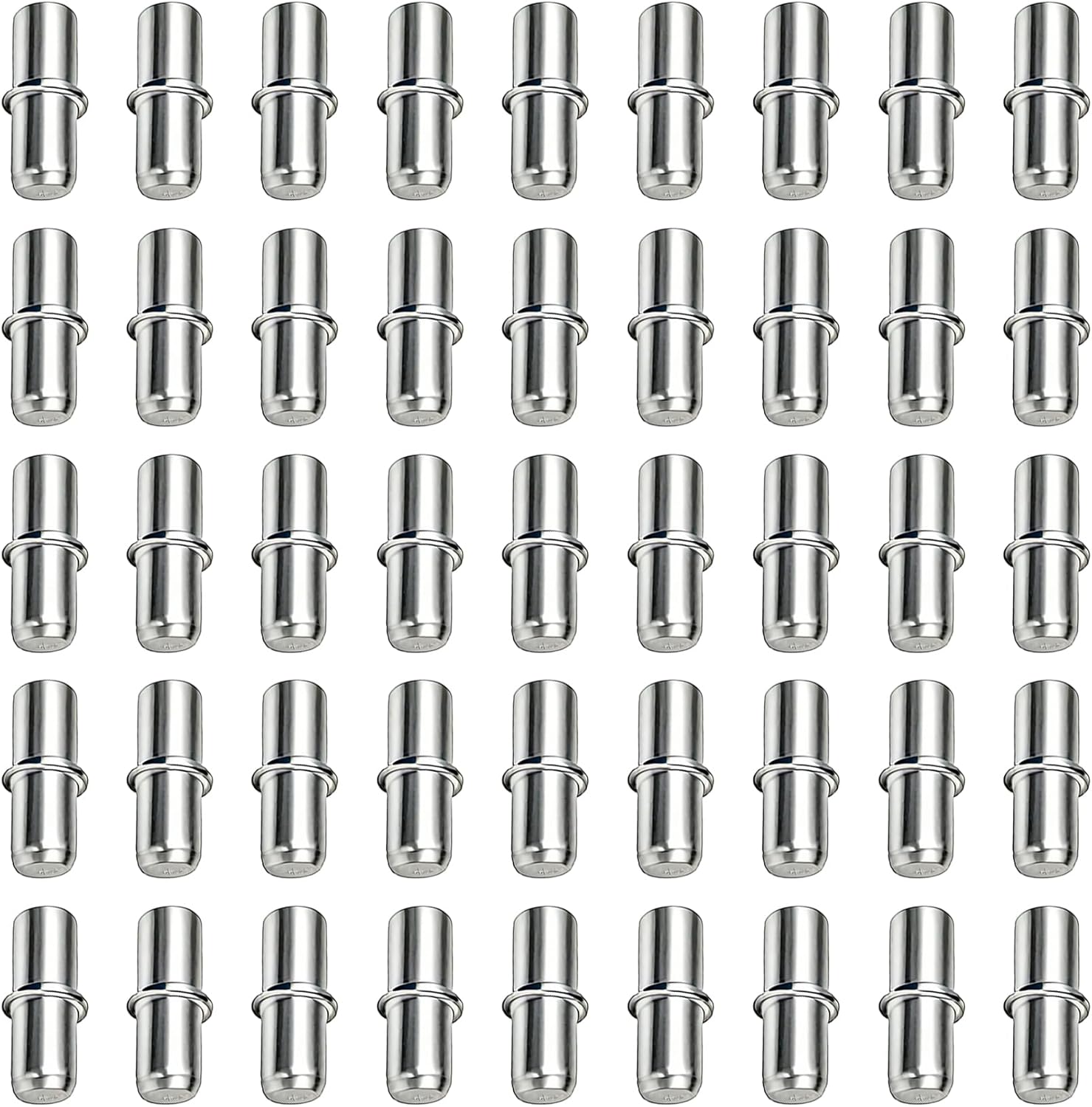 100er-packung Regalwinkel, 5 X 16 Mm, Stahl Mit Sicherheitsring, Für Schränke Und Bücherregale