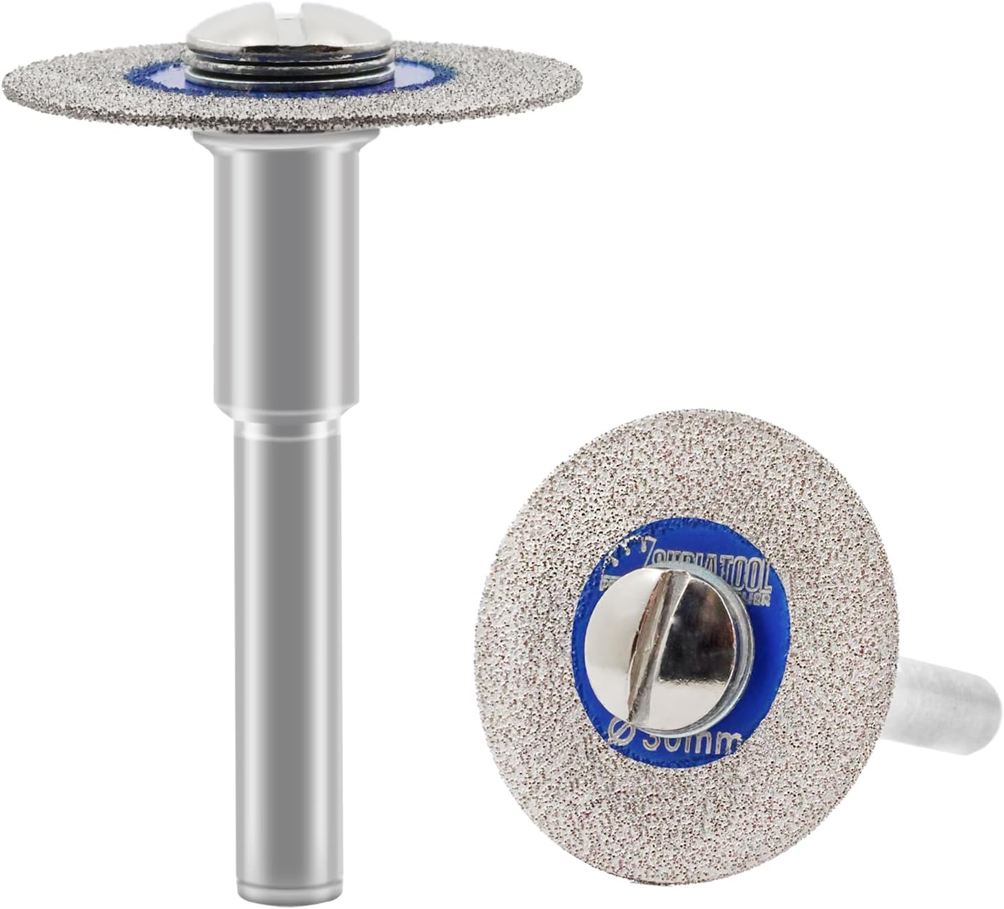 Diamanttrennscheiben, 30 Mm Durchmesser Mit 6 Mm Schaft, Für Glas, Fliesen, Keramik, Marmor Und Granit