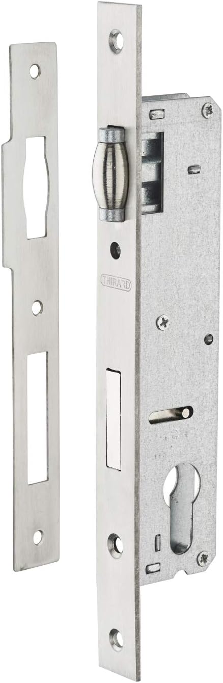 Schlosskasten, 25 Mm Dornmaß, 8 Mm Vierkantspindel, Stahlkasten, Edelstahl-frontplatte, Für Metallarbeiten