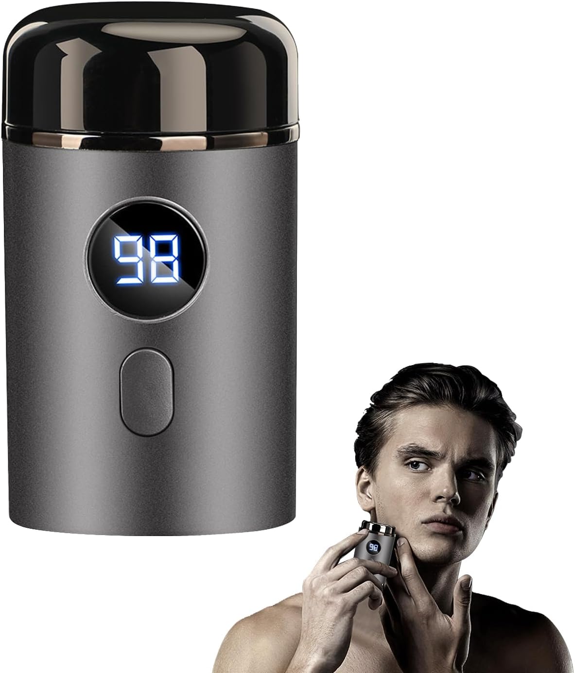 Mini-elektrorasierer, Tragbar, Usb-aufladbar, Abwaschbar, Für Männer, Reise