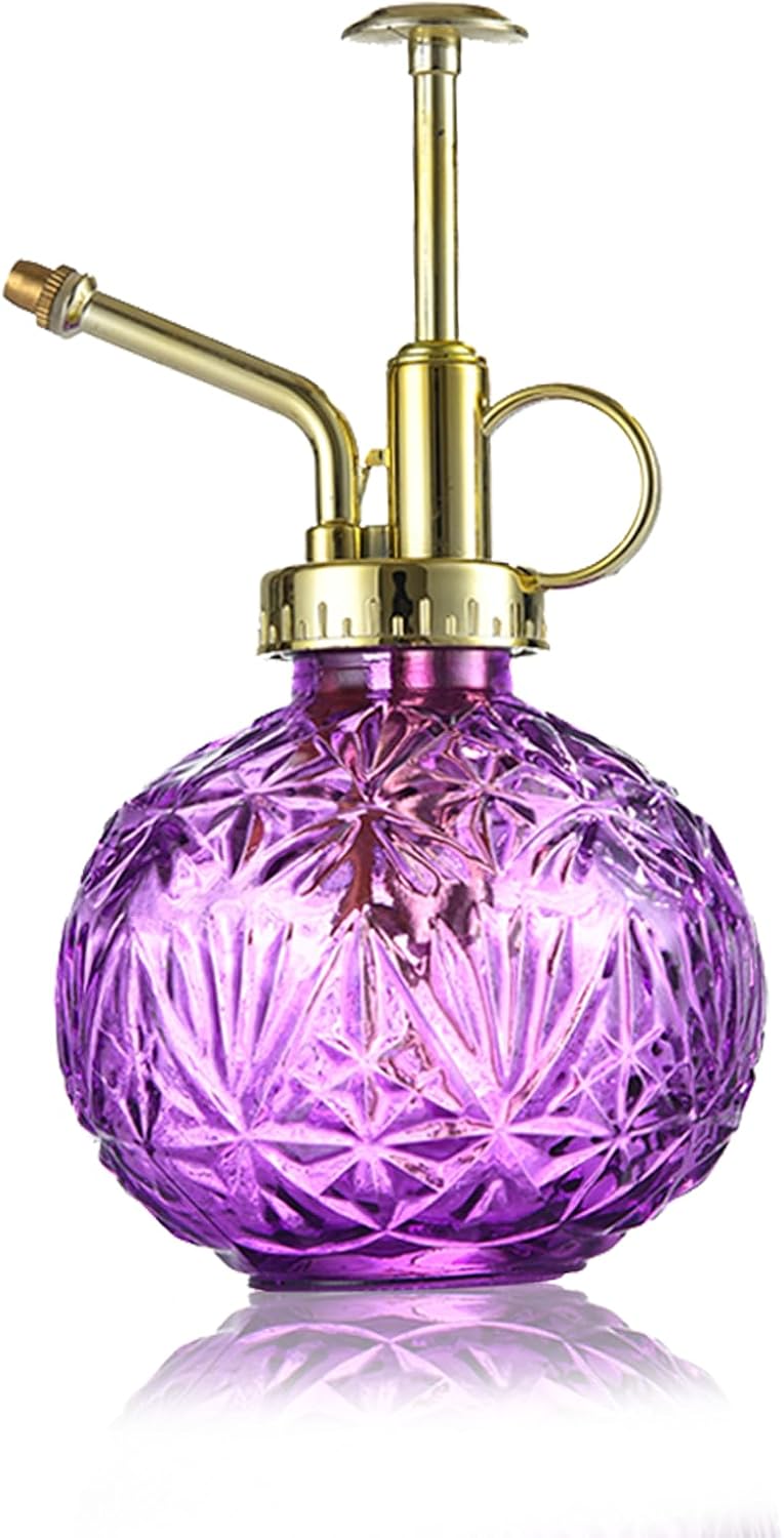 Sprühflasche, Glas, Mit Pumpverschluss, 240 Ml, Goldene Düse, Für Gartenarbeit Und Reinigung