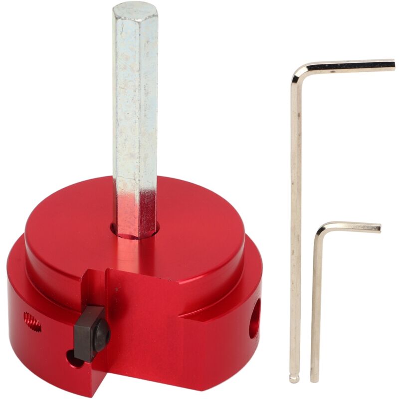 Alésoir Pour Tuyaux Pvc, Rénovateur De Raccords Avec Tige Hexagonale 0.315 Pouce Pour Conduites D'Eau Et Évacuation Rouge