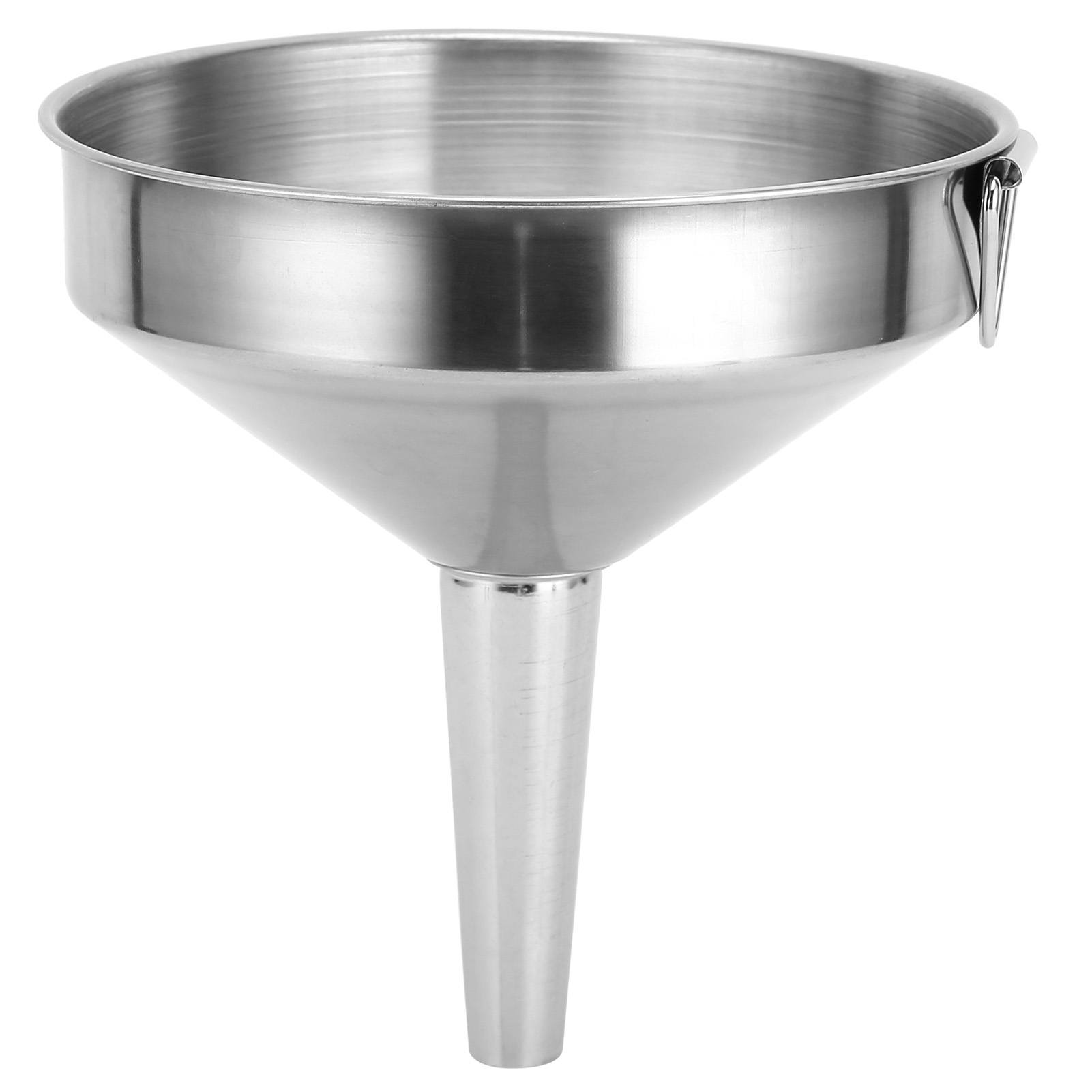 Dickwandiger Edelstahltrichter Zum Umfüllen Von Flüssigkeiten Und Trockenen Zutaten, 13 Cm