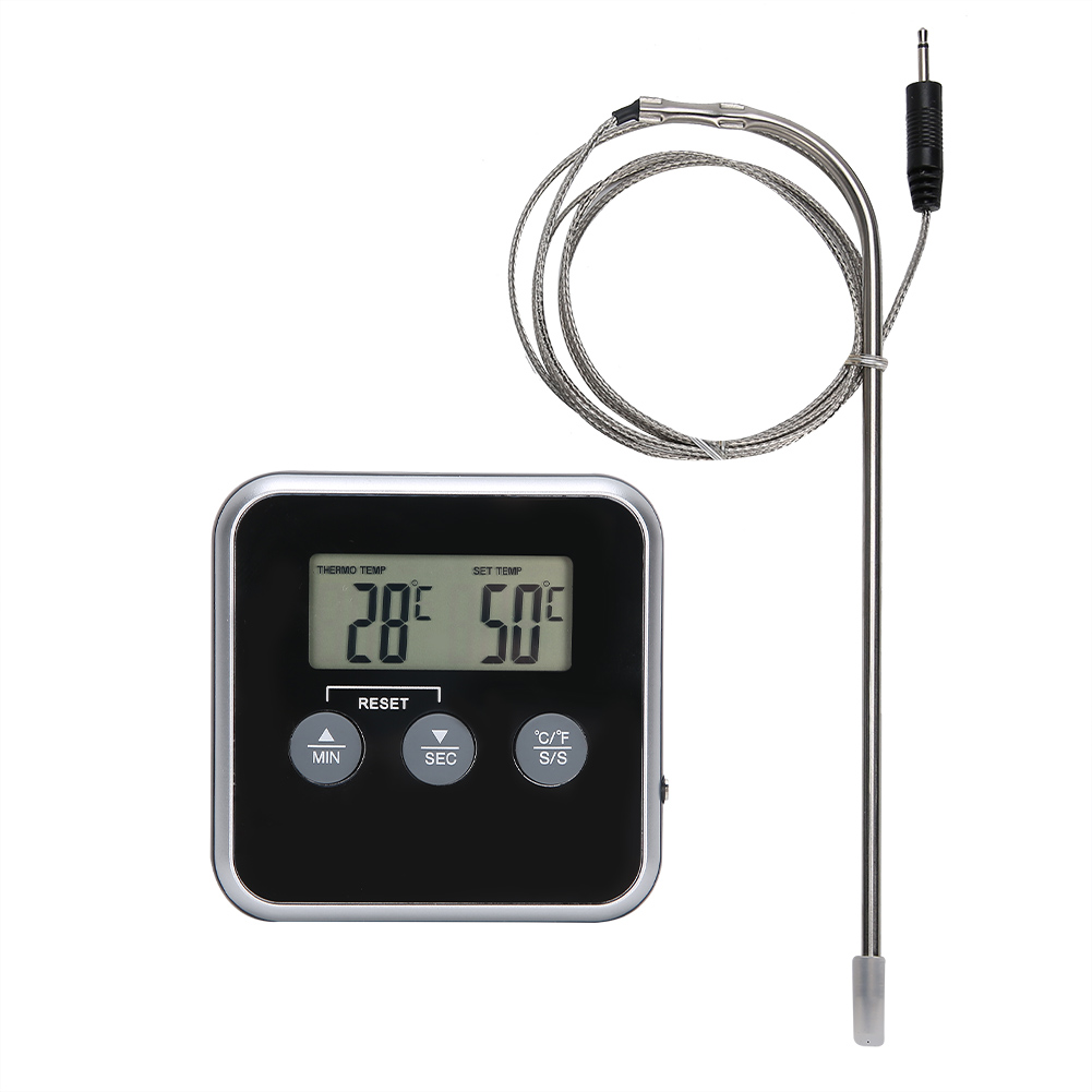 Digitales Fleischthermometer Mit Timer Für Backofen Und Grill