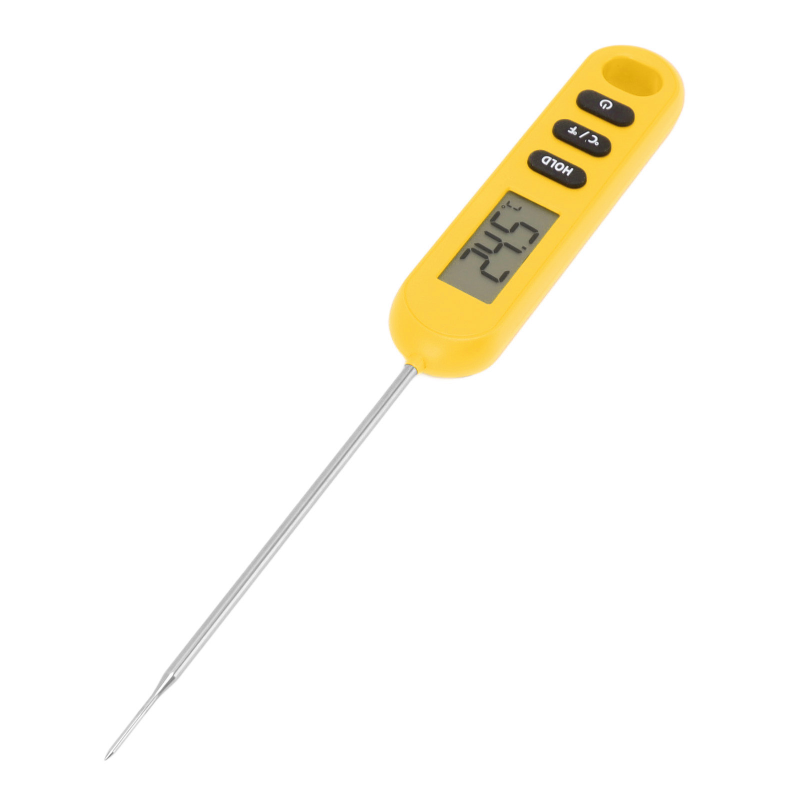 Sofortiges Kochthermometer Mit Langer Sonde Für Fleisch, Grillgut Und Kochen – Digital Orange