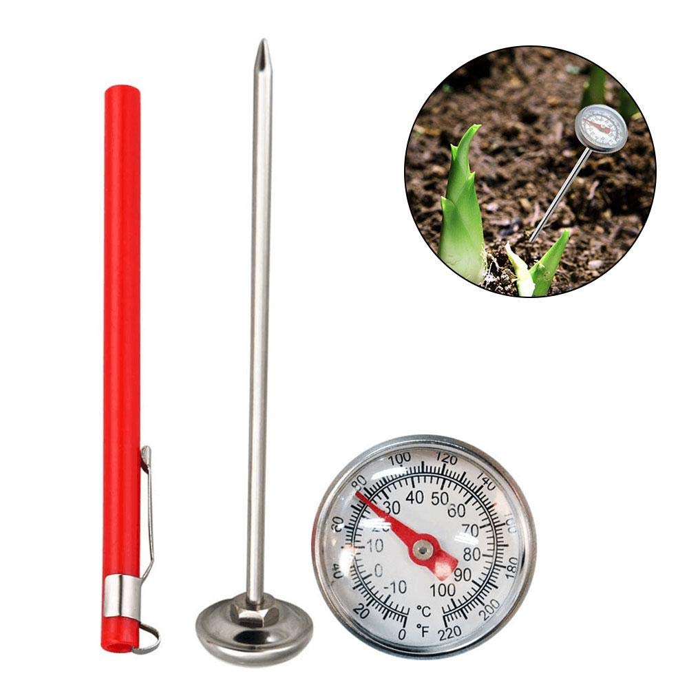 Küchenthermometer Aus Lebensmittelechtem Edelstahl, 0–100 °c, Für Kaffee Und Milch, 127 Mm Zifferblattanzeige