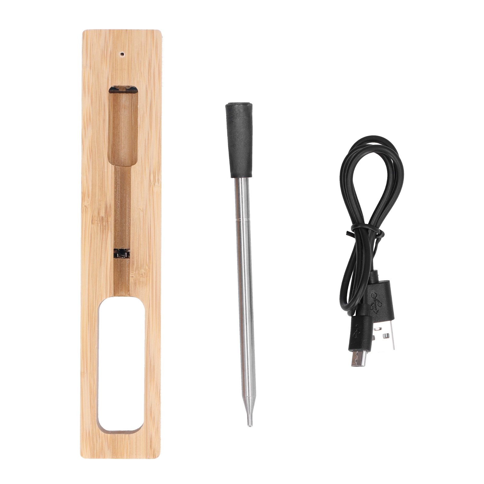 Kabelloses Bluetooth-fleischthermometer Für Grills, Verbundene Sonde Mit Mobiler App Für Präzises Kochen
