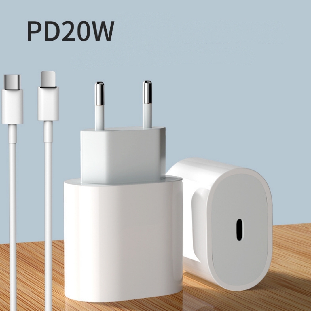 20-w-usb-c-netzteil Für Iphone 15/16/17 Mit 2 Meter Langem Schnellladekabel
