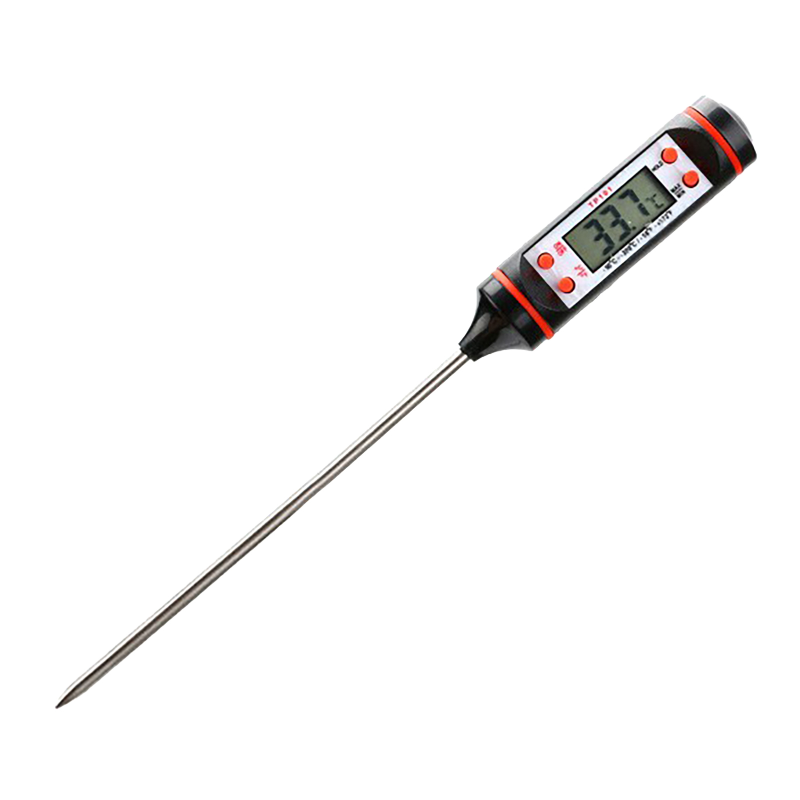 Professionelles Fleischthermometer Mit Edelstahlsonde Und Hochpräzisem Lcd-display