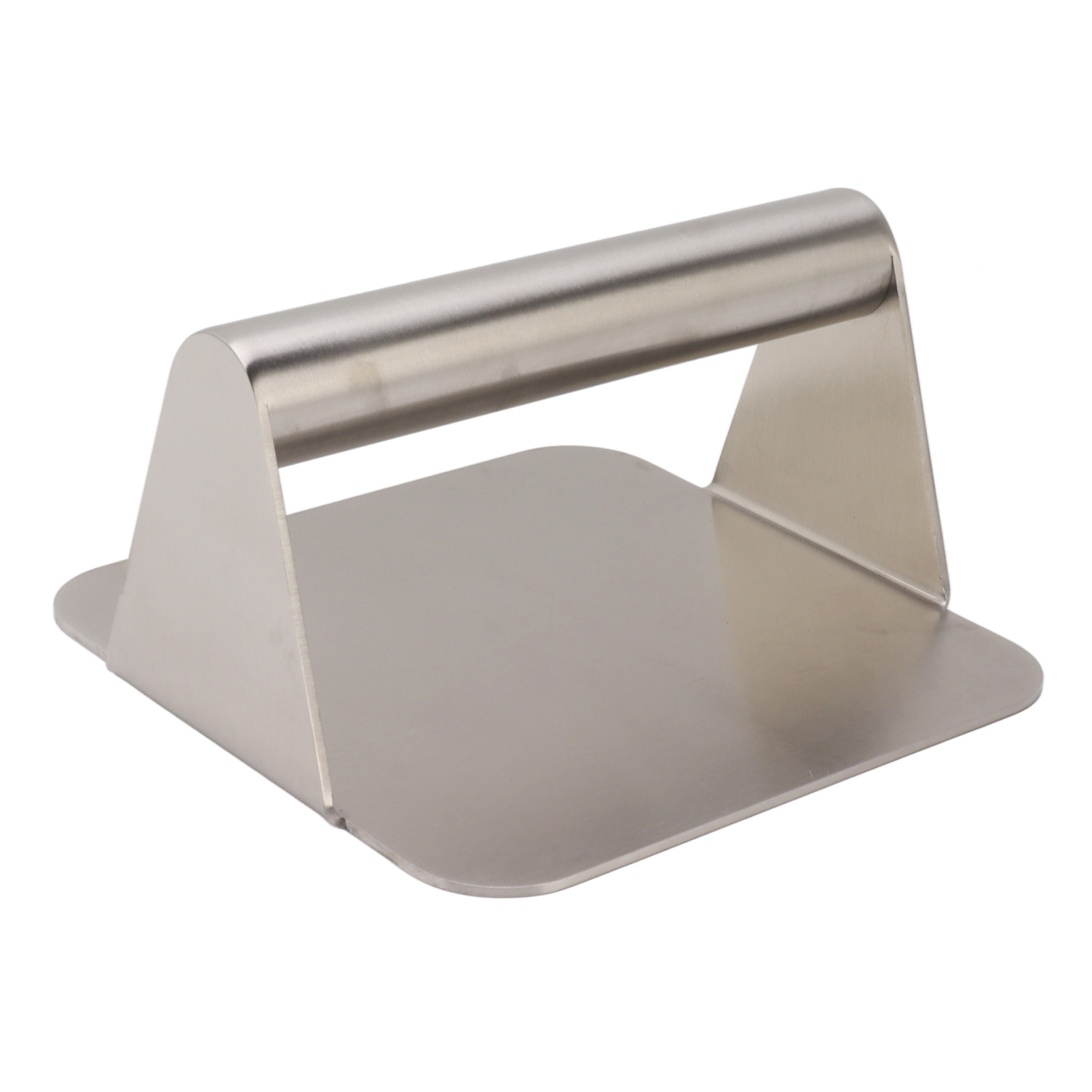 Burgerpresse Aus Edelstahl – Verstellbar Und Antihaftbeschichtet – Für Fleisch Und Gemüse – 14,3 X 14 X 7,5 Cm – Professionelles Küchenzubehör