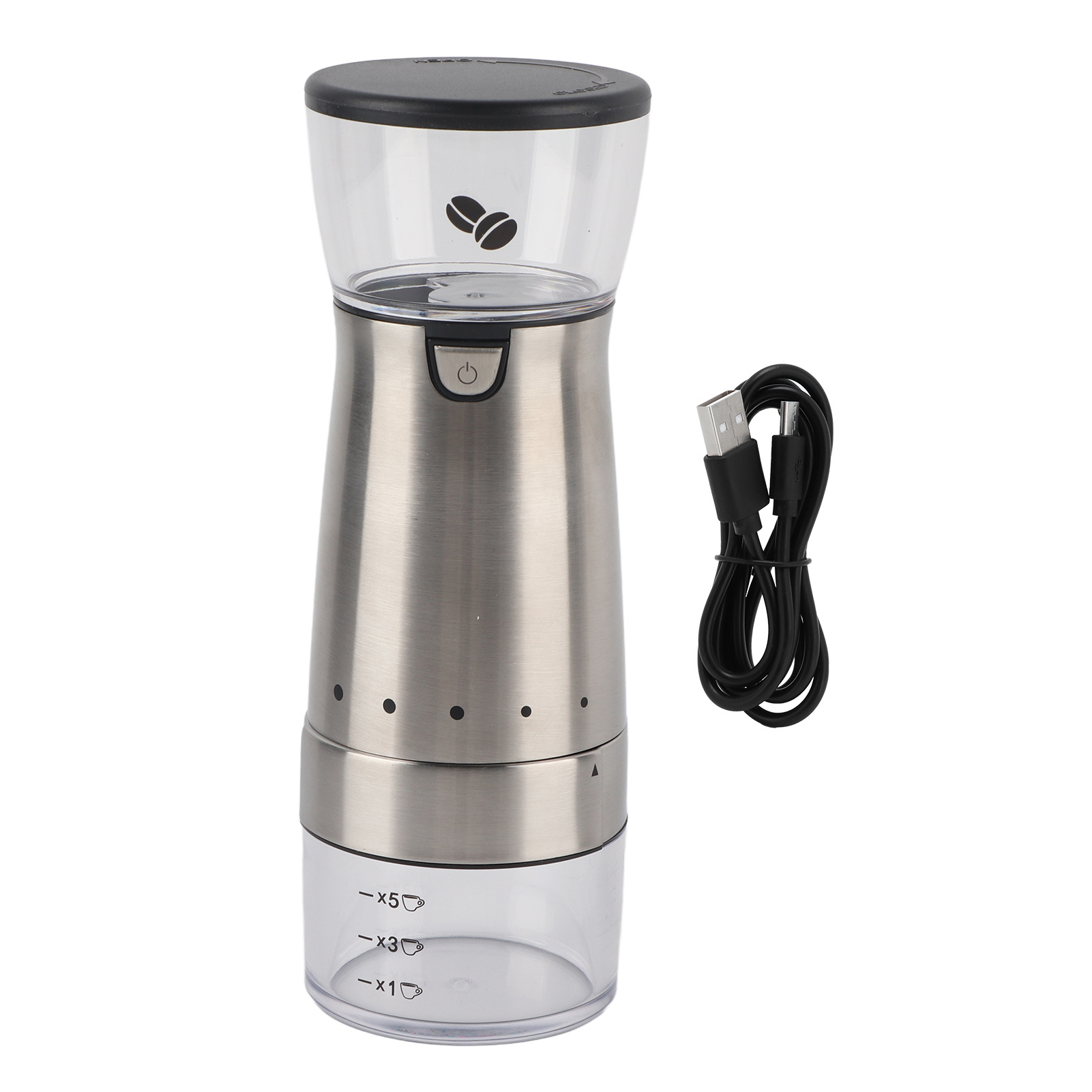 Tragbare, Per Usb Aufladbare Elektrische Kaffeemühle Für Zuhause Und Büro