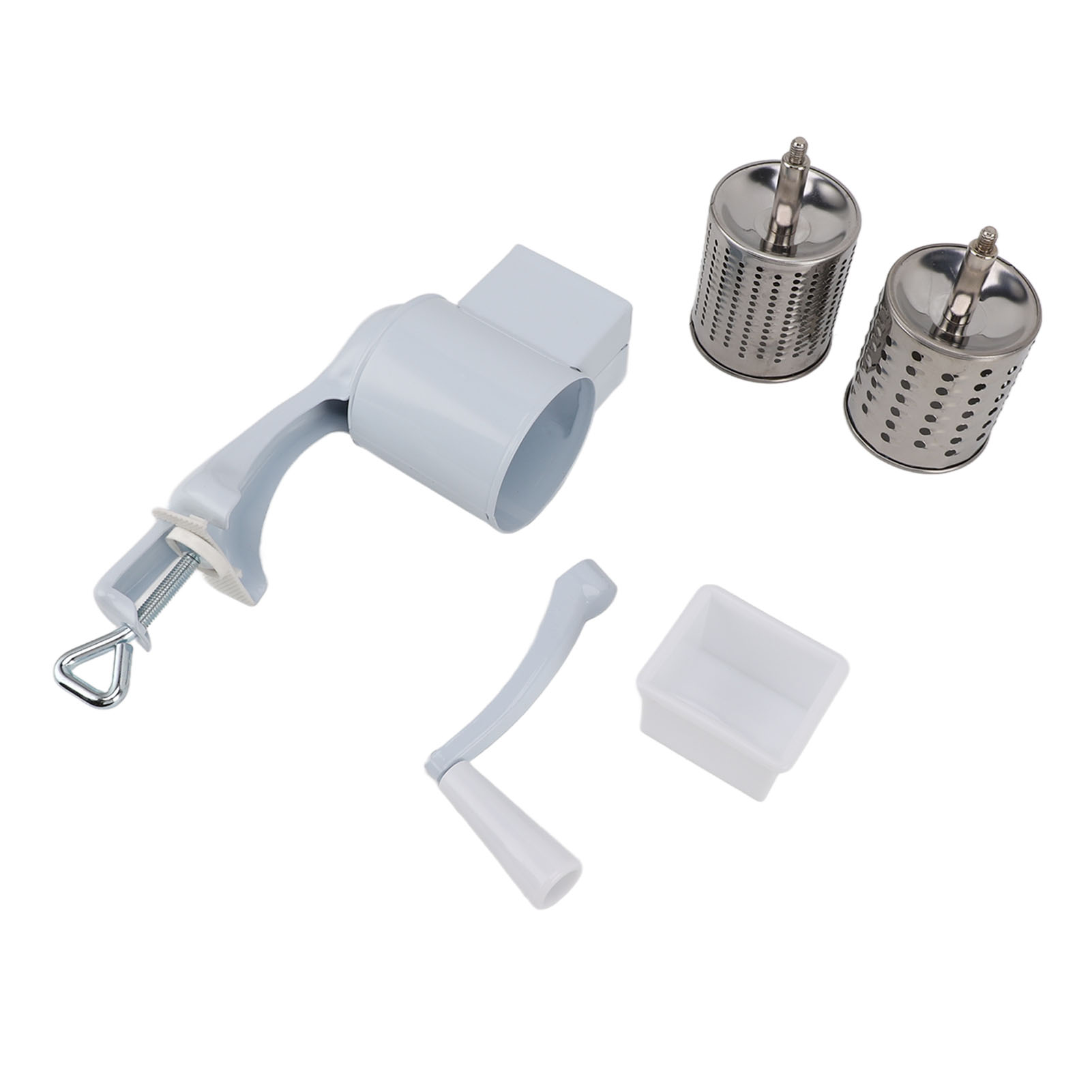 Manuelle Getreidemühle Aus Aluminiumlegierung Und Edelstahl, Handmühle Mit Tischklemme Für Gewürze, Pfeffer, Mais - Modell 1