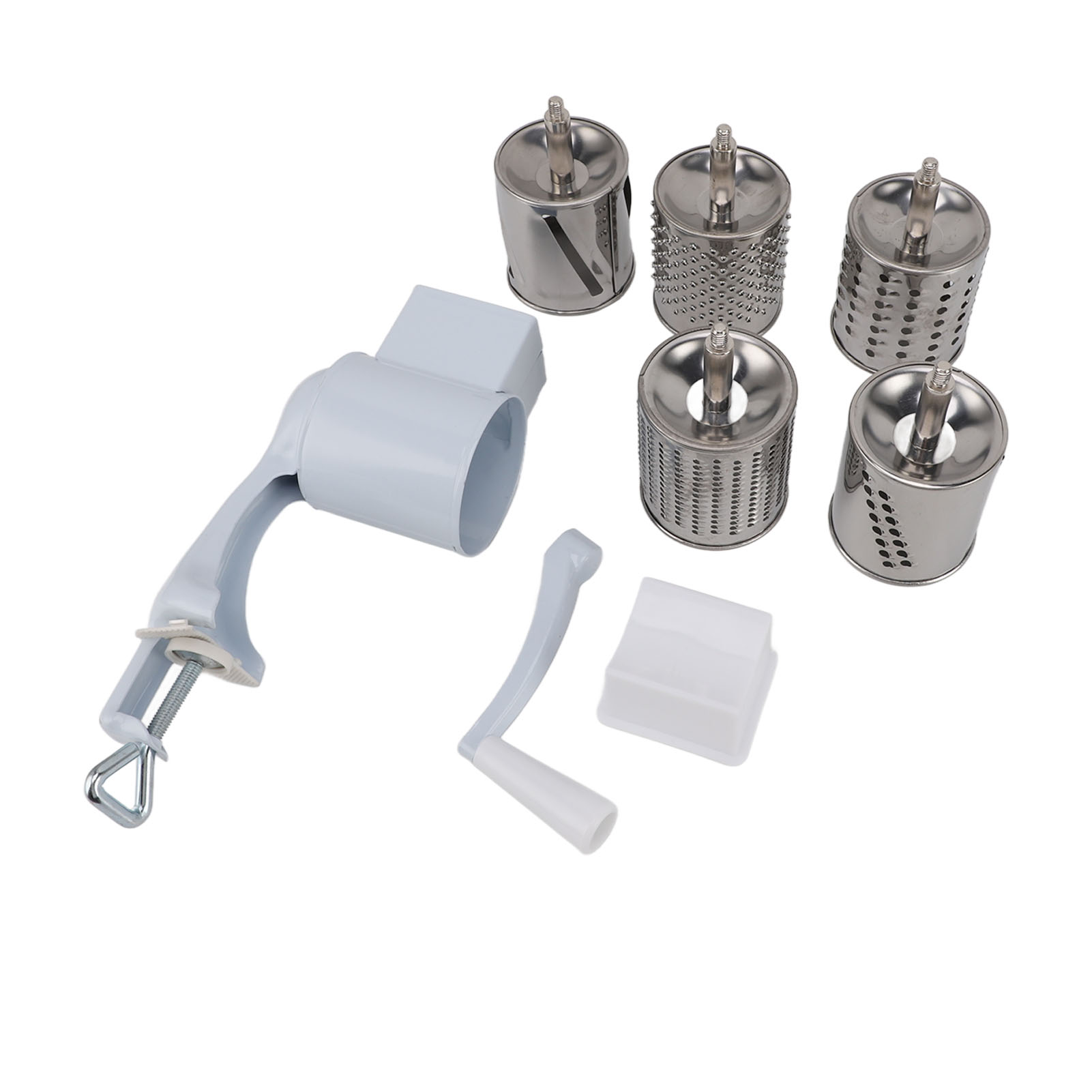 Manuelle Getreidemühle Aus Aluminiumlegierung Und Edelstahl - Getreidemühle Mit Tischklemme Für Gewürze, Pfeffer, Mais (modell 2)
