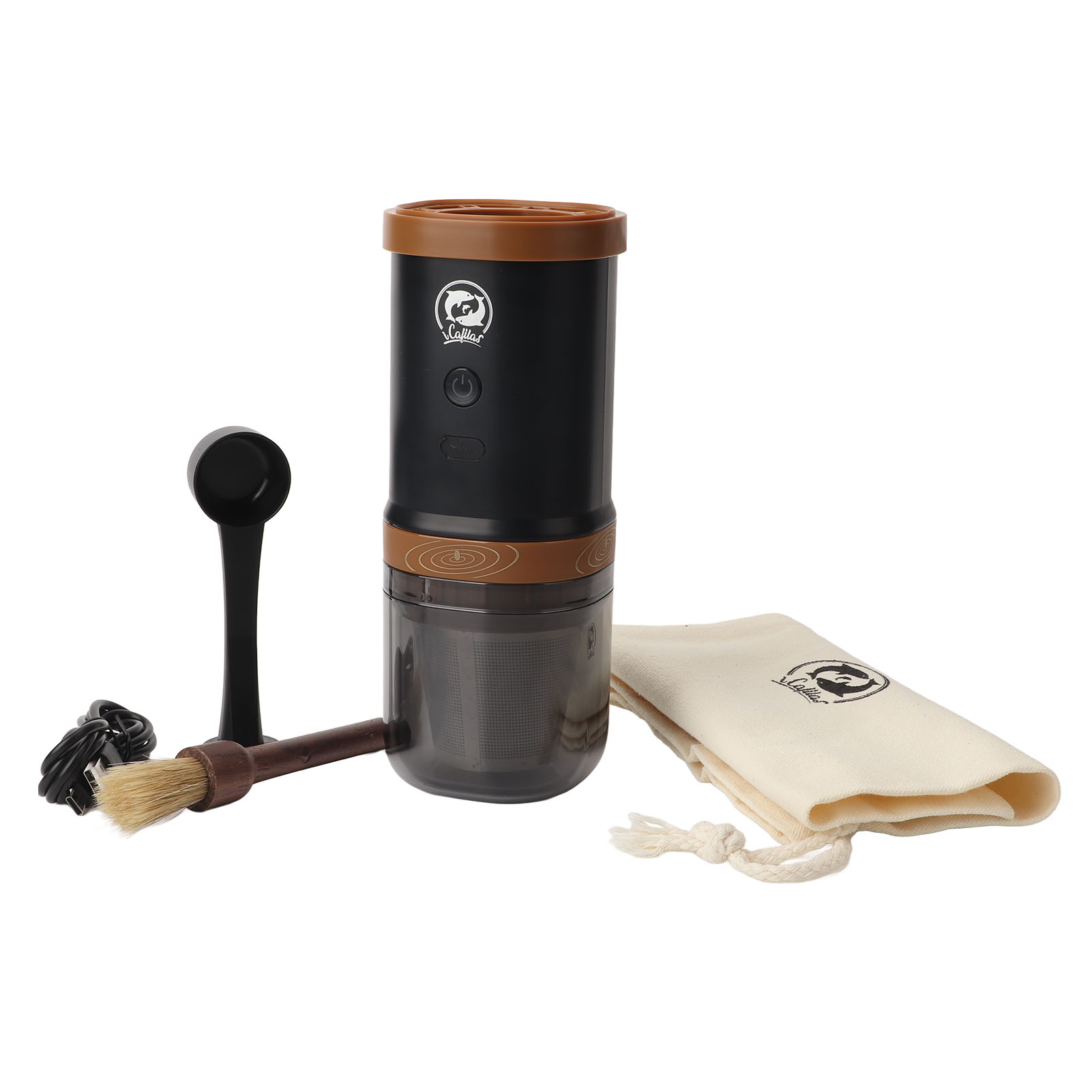 Multifunktionale, Tragbare Elektrische Kaffeemühle, Usb-aufladbar, Kabellose Mühle