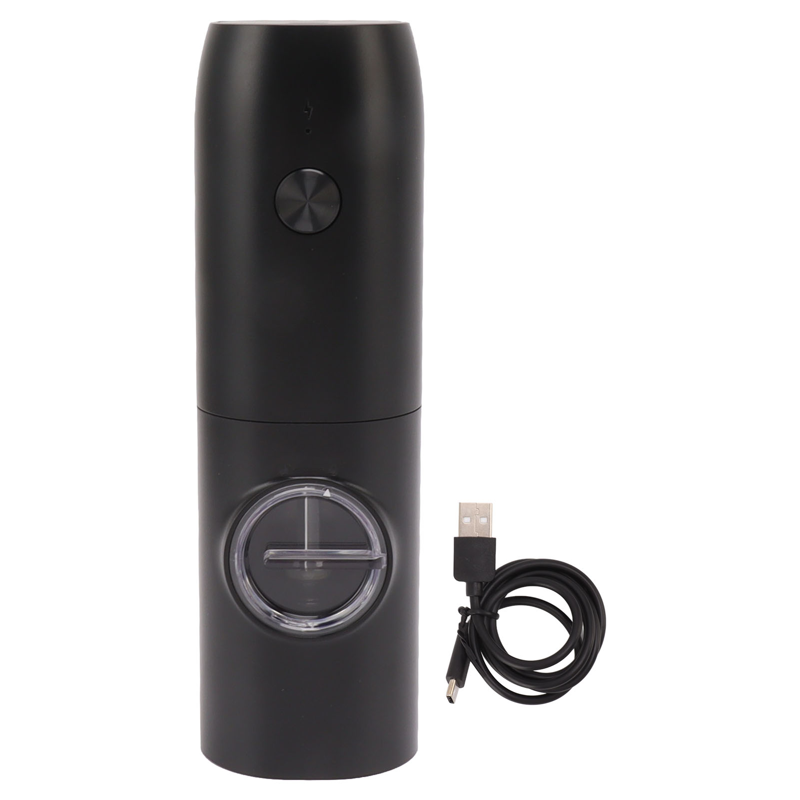 Elektrische Pfeffermühle Mit Usb-aufladung Und Led-licht – Automatisches Mahlwerk Mit Einstellbarem Mahlgrad Für Gewürze Und Kräuter