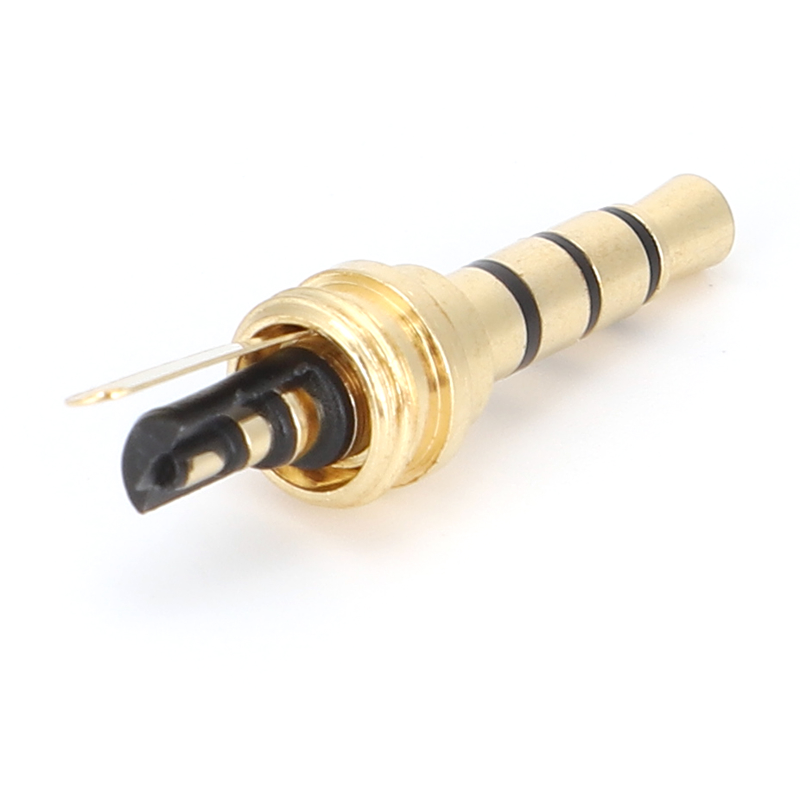 30 Stück 3,5-mm-4-polige Buchsenstecker Mit Kabelbinder Für Kopfhörer Und Audiozubehör