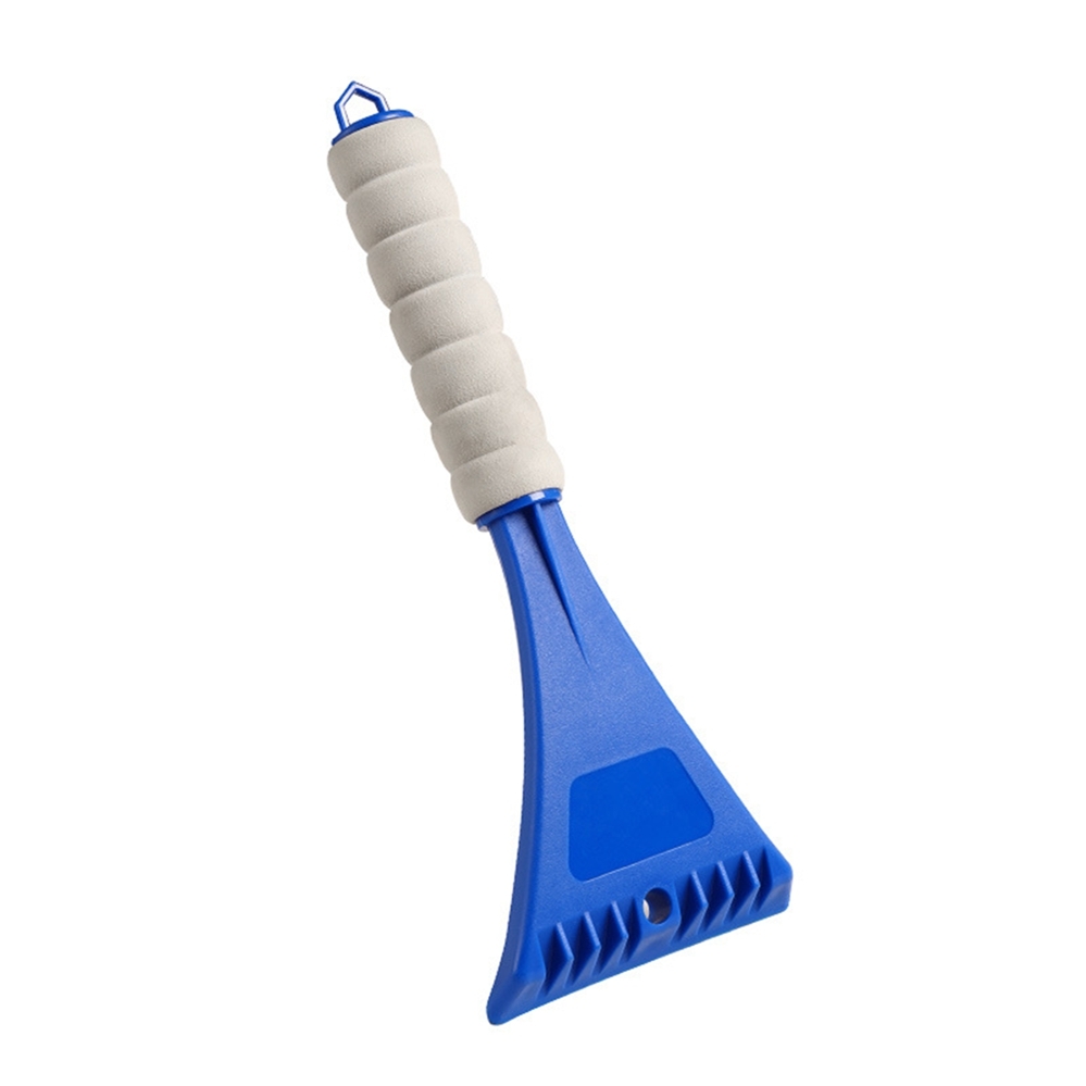 Ergonomischer Eva-eiskratzer Mit Abgerundeter Sicherheitsklinge, Blauem, Rutschfestem Griff Zum Enteisen Der Windschutzscheibe Und Zum Schneeräumen Am Auto Im Winter