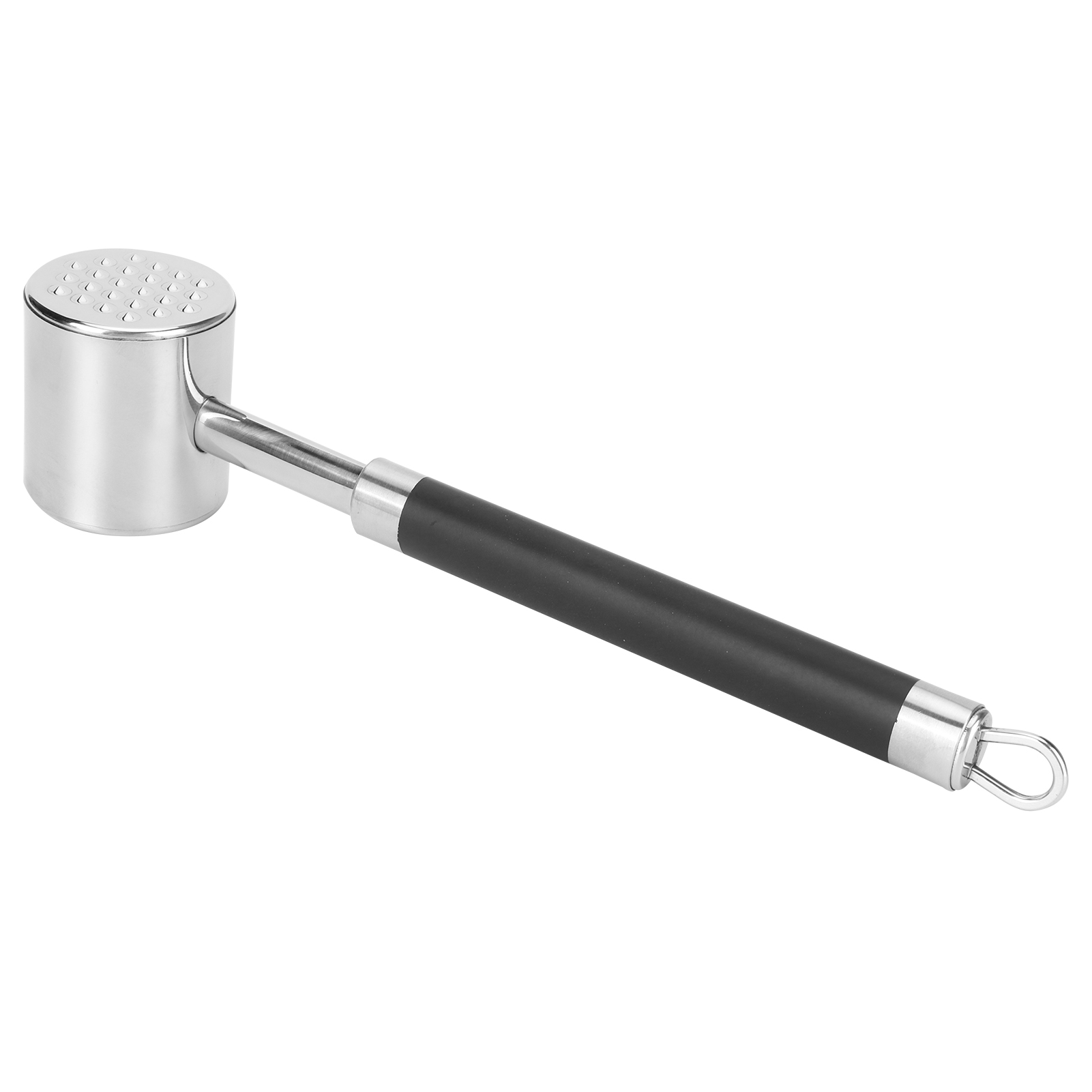Doppelseitiger Fleischklopfer Aus Edelstahl Zum Zartmachen Von Steaks, Hähnchen Und Schweinefleisch