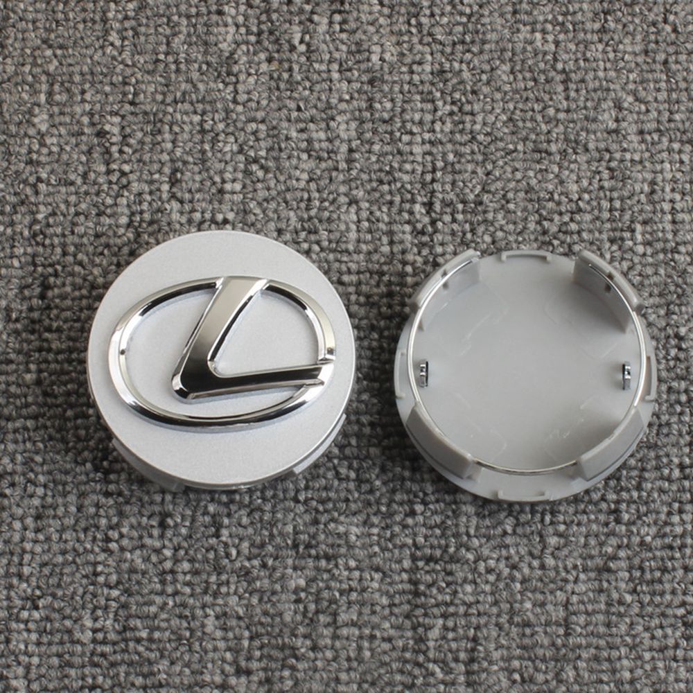 62-mm-radnabenkappe, Kompatibel Mit Lexus – Kunststoff-radnabenabdeckung, Radnabenabdeckung, Staubkappe Für Kraftfahrzeuge, Felgenzubehör, 4er-set – Silber (altes Modell, 62 Mm)