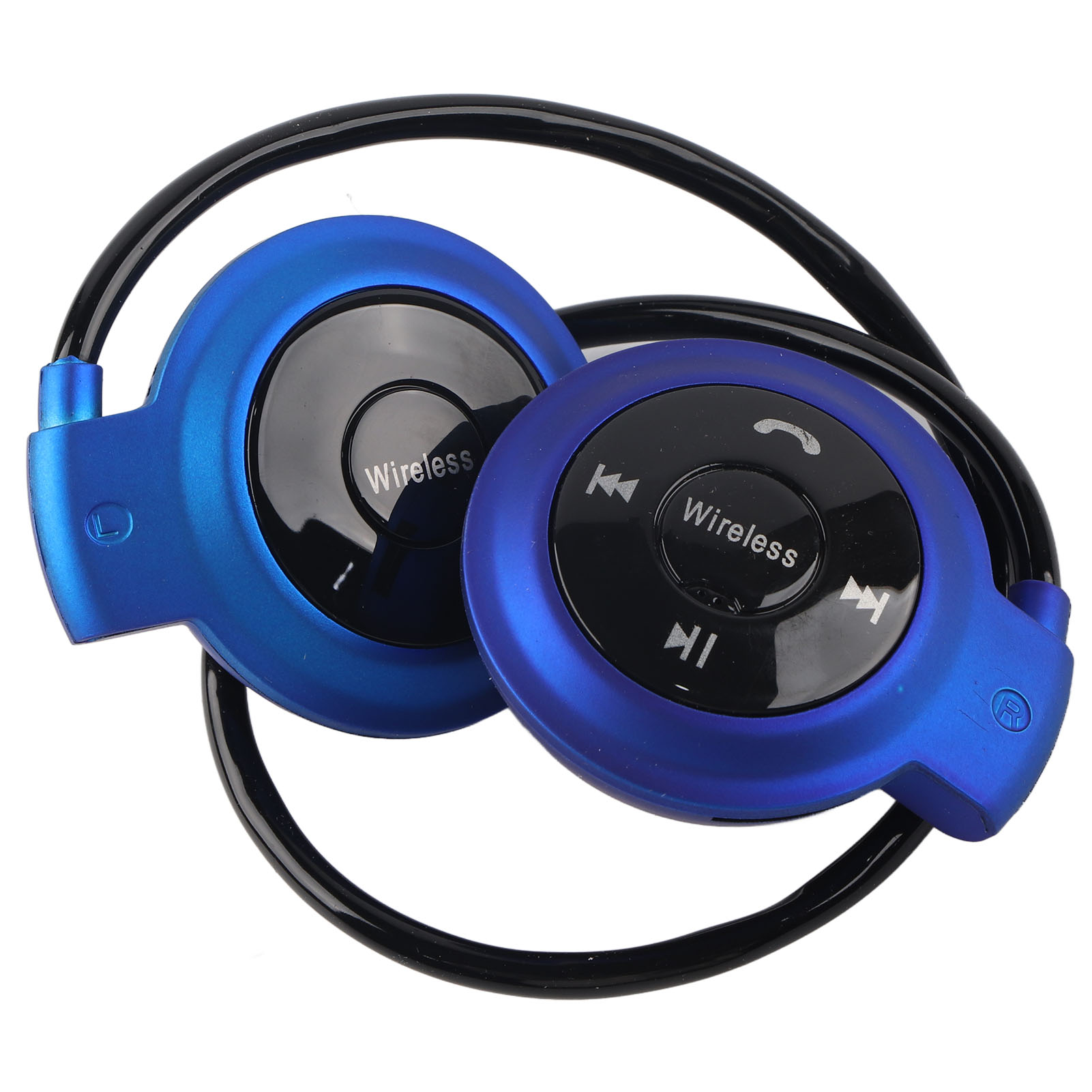 Bluetooth-sportkopfhörer Mit Geräuschunterdrückung Und Mikrofon Für Ios Und Android, Blau