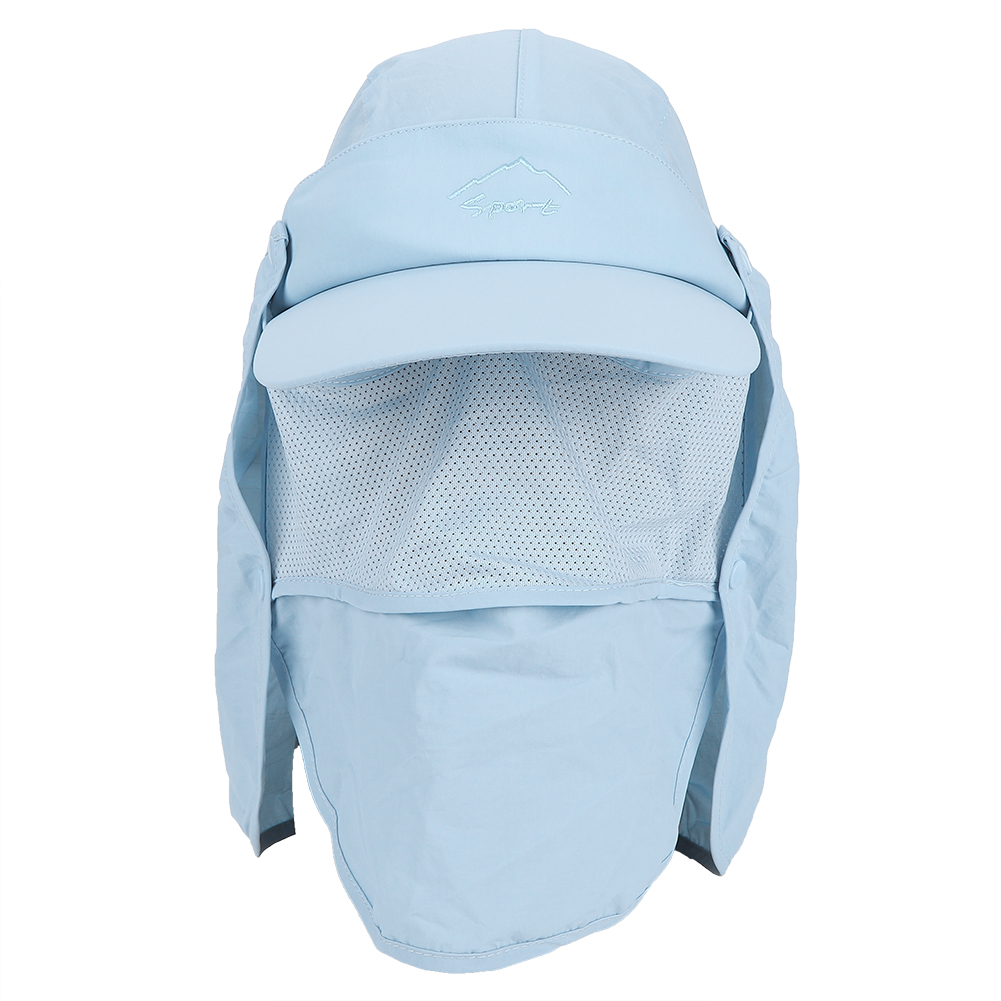 Uv-schutz 50+ Mit Breiter Krempe Zum Angeln, Wandern Und Gärtnern – Maximaler Uv-schutz (blau, Einheitsgröße)