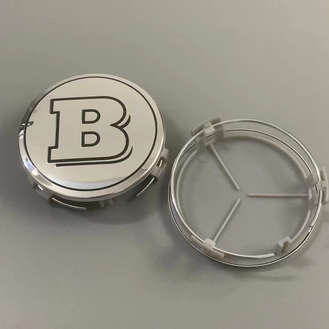 75-mm-radkappe, Kompatibel Mit Allen Mercedes-benz Modellen – Radnabenkappe, Radzubehör, Radkappenersatz, 4er-set – Silber