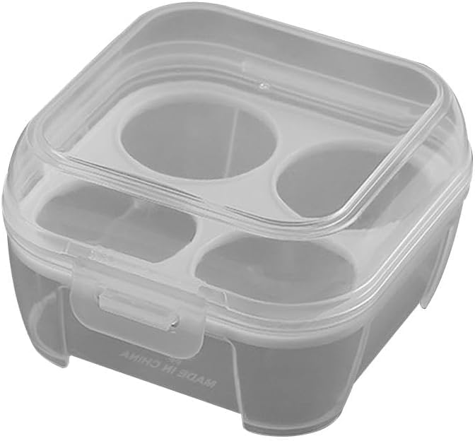 Stapelbarer, Transparenter Eierspender Für Den Kühlschrank, Tragbare Küchenaufbewahrung Für Reisen Und Picknicks.
