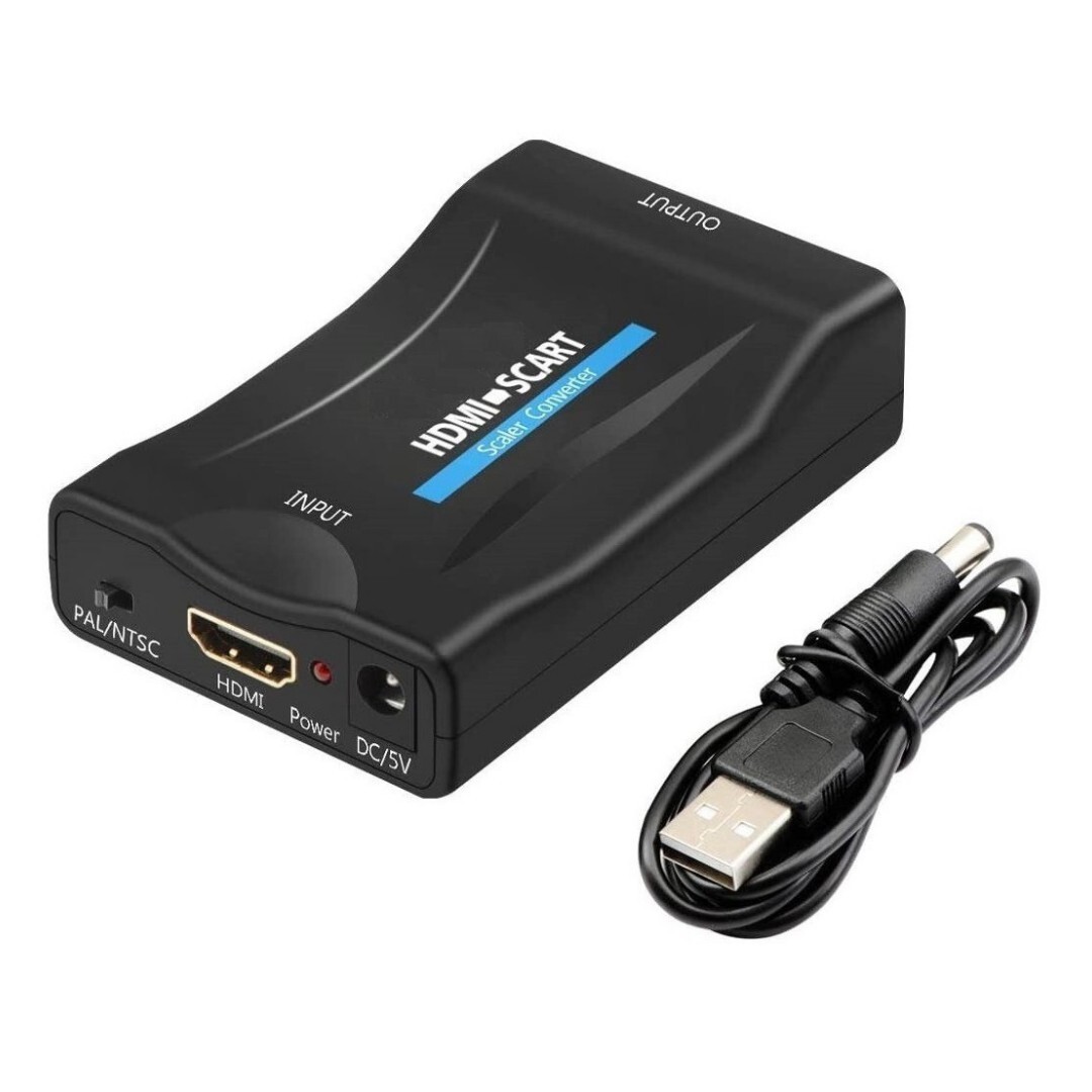 Hdmi-zu-scart-konverter, 720p/1080p-hd-videoadapter Für Ältere Fernseher