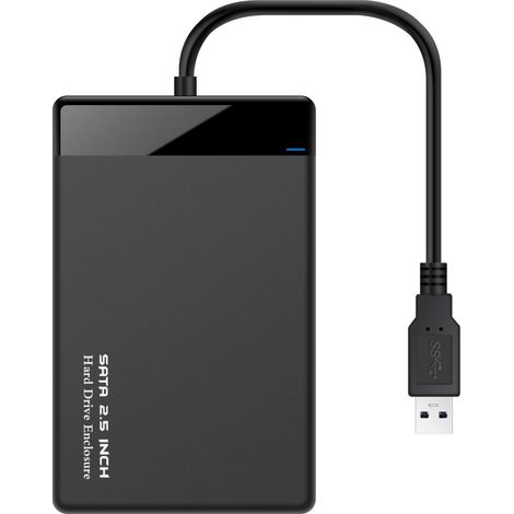Tragbares Externes Usb 3.0-gehäuse Für 2,5"-festplatten Und Ssds, Externes Sata-gehäuse