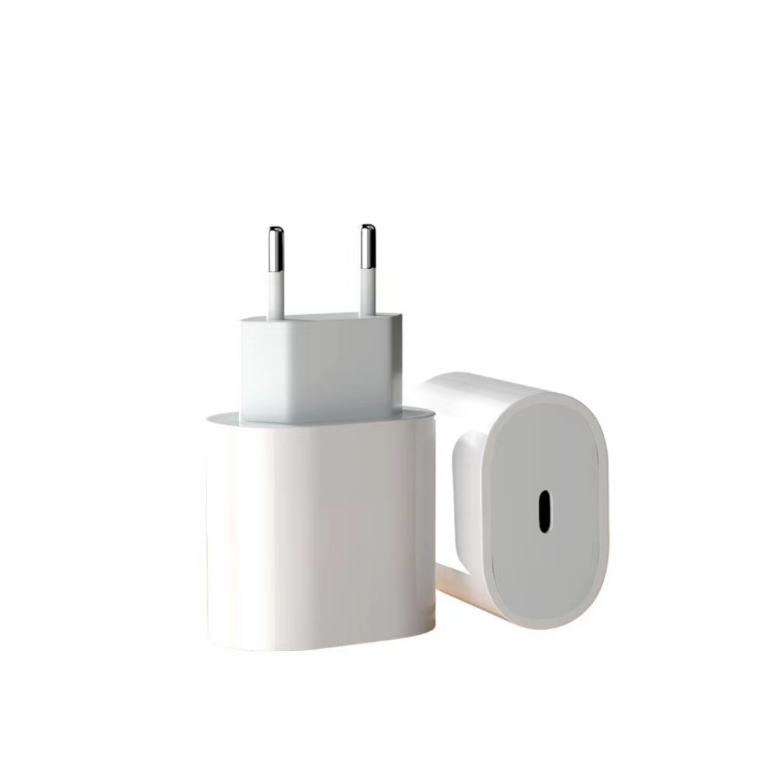 20-watt-pd-schnellladeadapter Mit Zwei Europäischen Anschlüssen, Kompatibel Mit Iphone 13 Bis 17 Und Tablets, Ce-zertifiziert.