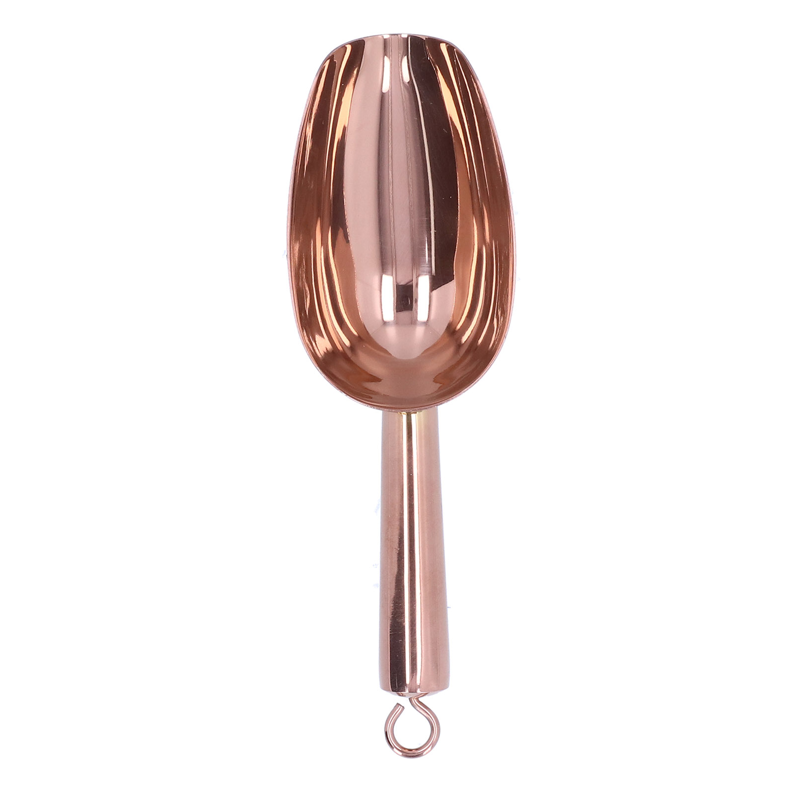 Eisschaufel, Schaber Und Mehlschaufel Aus Edelstahl, Küchenaccessoire In Roségold, 20 Cm