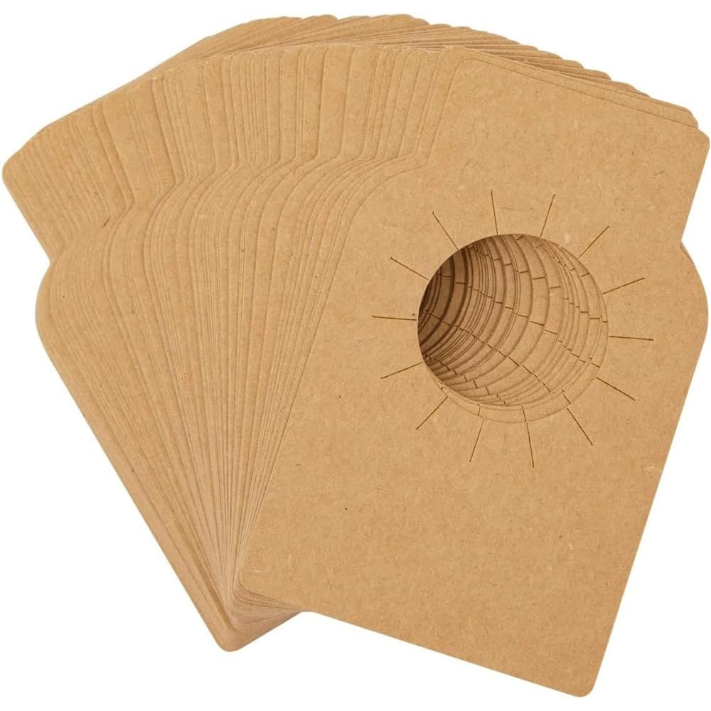 Hängende Weinflaschenetiketten Aus Kraftpapier, 5,6 X 8,9 Cm, Ideal Für Die Kelleretikettierung Und Als Geschenk
