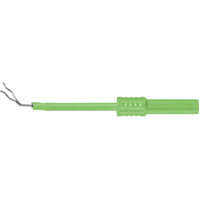 Elektrikerwerkzeug Schutzinger 4 Mm Testclip Grün 1 Stück