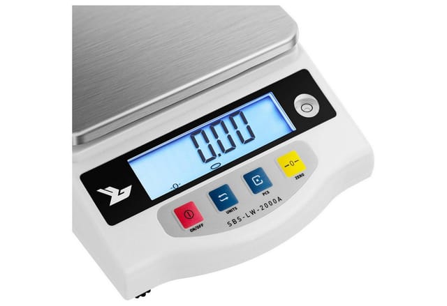 Steinberg Systems - Präzisionswaage Feinwaage Goldwaage Digitalwaage Laborwaage Lcd 2000 G / 0,01 G