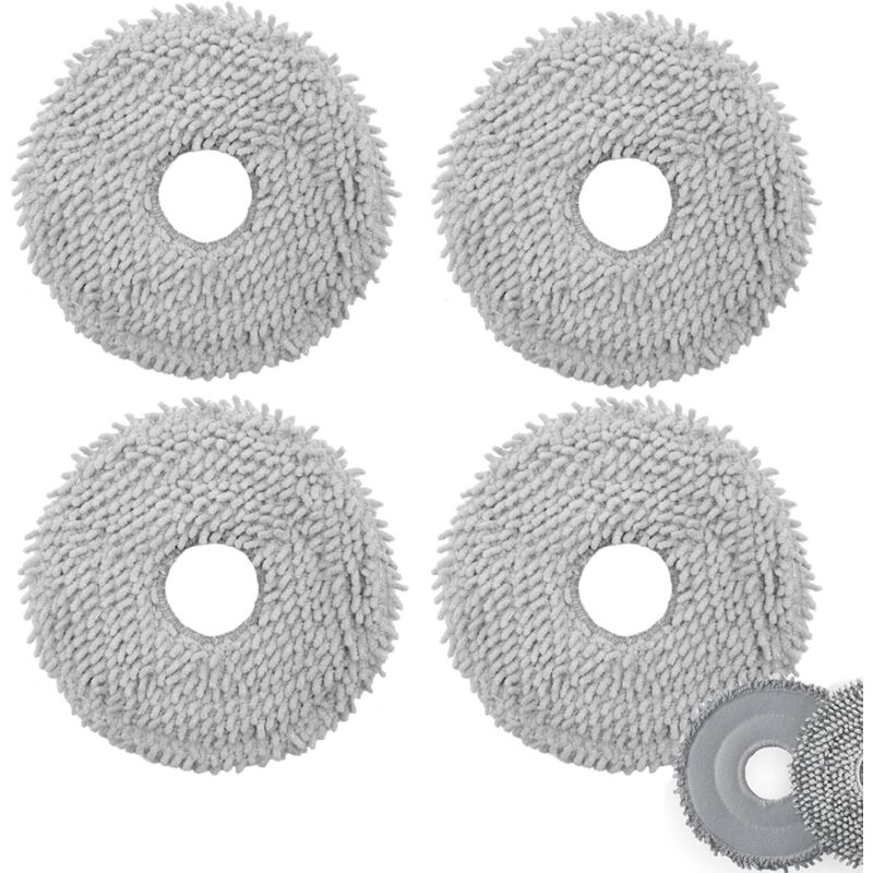 4-teiliges Wischmopp-set Für Roborock Qrevo Curv