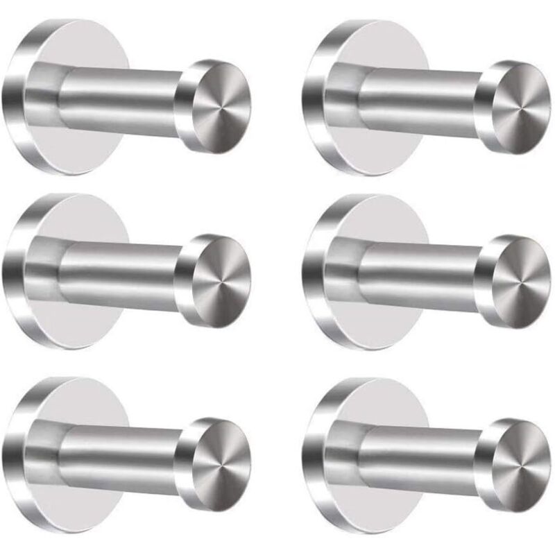 Set Mit 6 Edelstahl-kleiderhaken