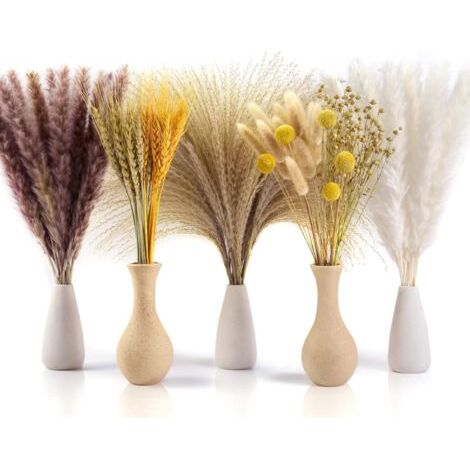 Natürliche, Getrocknete Pampasgras-dekoration, 100 Stück, 40–44 Cm Große Trockenblumen, Getrockneter Pampasgras-strauß, Dekorative Pampasgras-pflanzen Für Boho-arrangements, Hochzeiten, Schlafzimmer,