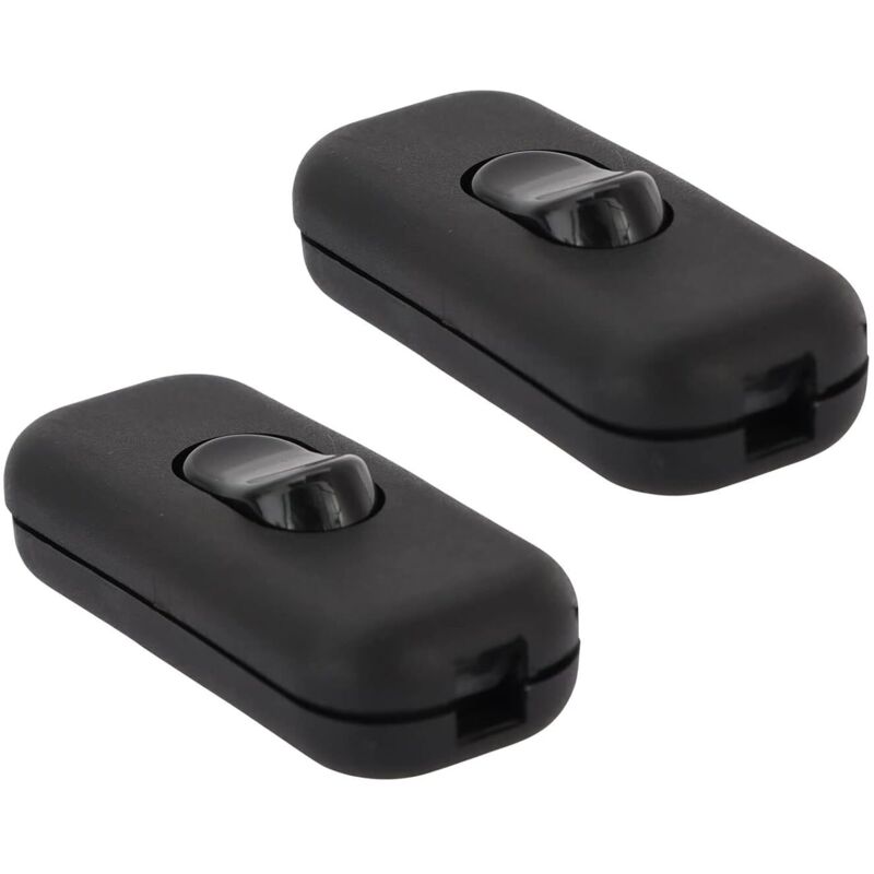 2er-pack Schwarze Torpedoschalter