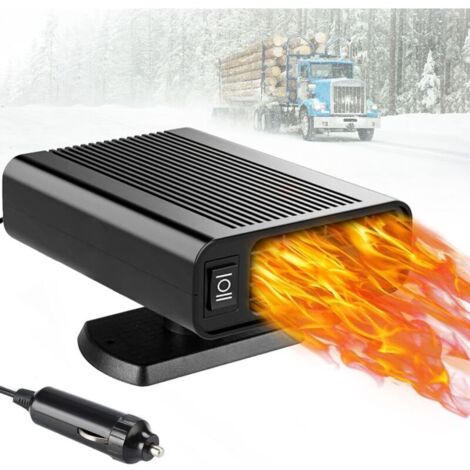 Tragbare Autoheizung, 12v Antibeschlag-2-in-1-heiz-/kühlgerät, Mini-autoheizung Mit Zigarettenanzünderanschluss, Windschutzscheibenenteiser