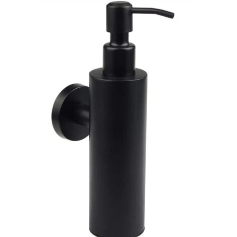 Wandseifenspender Aus Edelstahl 304, 200 Ml, Mattschwarz. Wandseifenspender Für Badezimmer, Geeignet Für Shampoo- Und Duschgelflaschen.